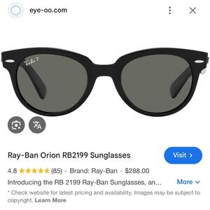 Ray-Ban Black Sunglasses